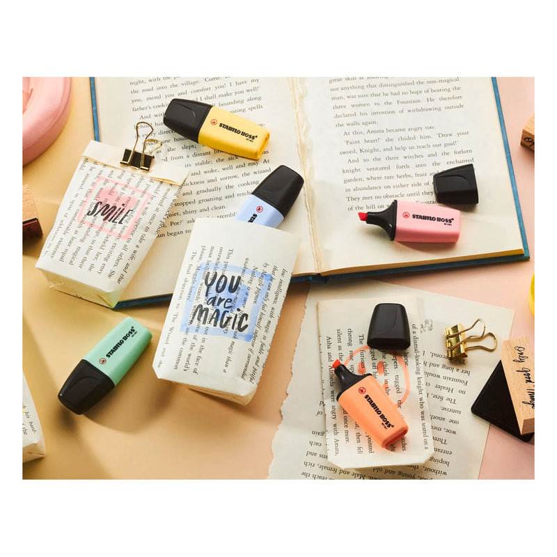 Load image into Gallery viewer, Stabilo boss mini pastel markeerstiften - 5dlg.
