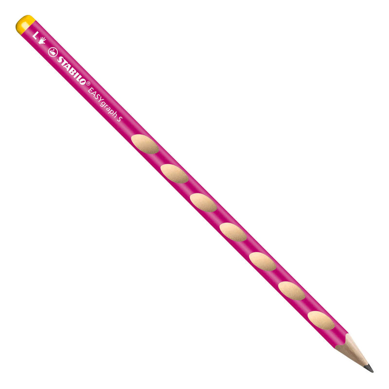 Load image into Gallery viewer, Stabilo easygraph s hb linkshandig grafietpotlood - roze
