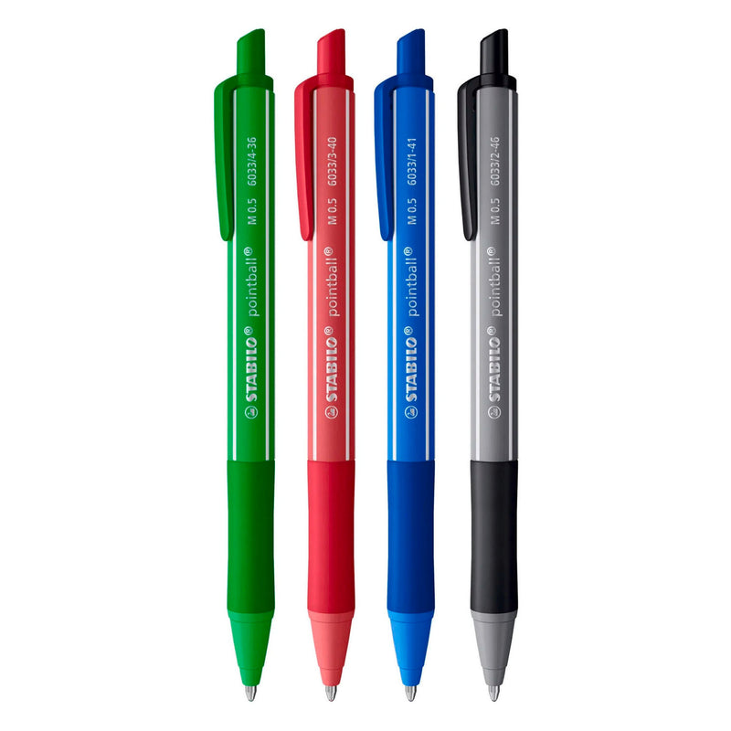 Load image into Gallery viewer, Stabilo pointball colorful balpennen - 4dlg.
