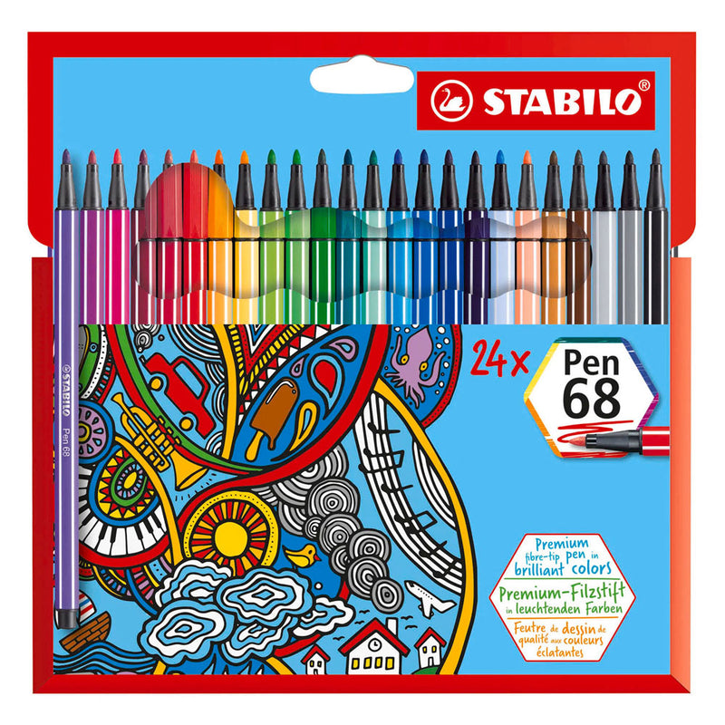 Load image into Gallery viewer, Stabilo pen 68 viltstiften - 24dlg.

