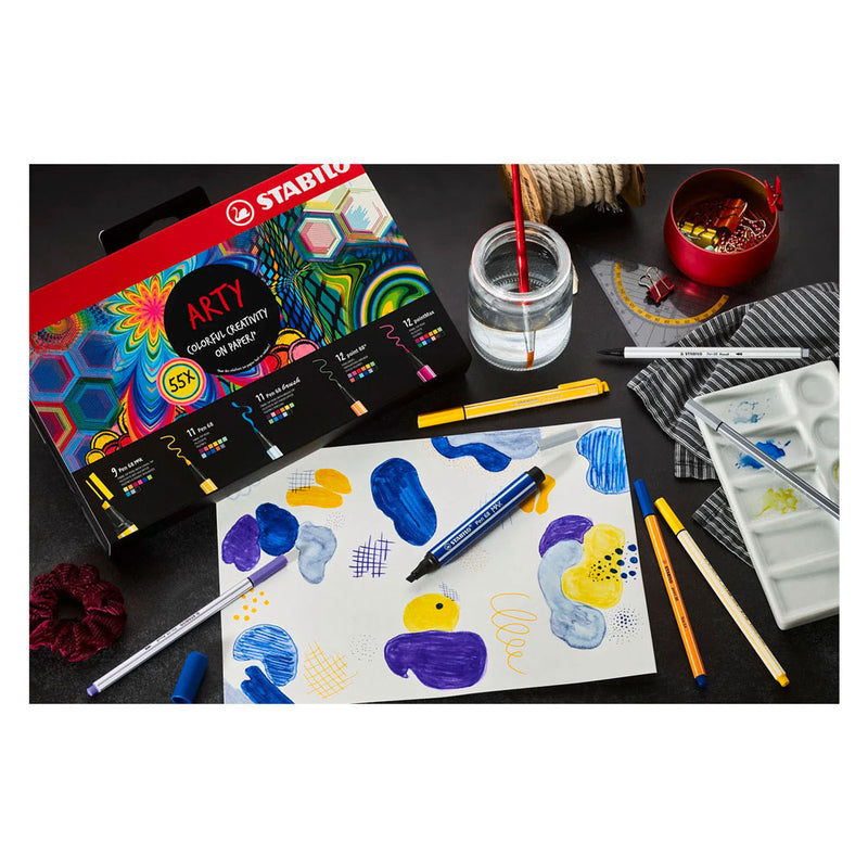 Load image into Gallery viewer, Stabilo arty assortiment kleurstiften - 55dlg.

