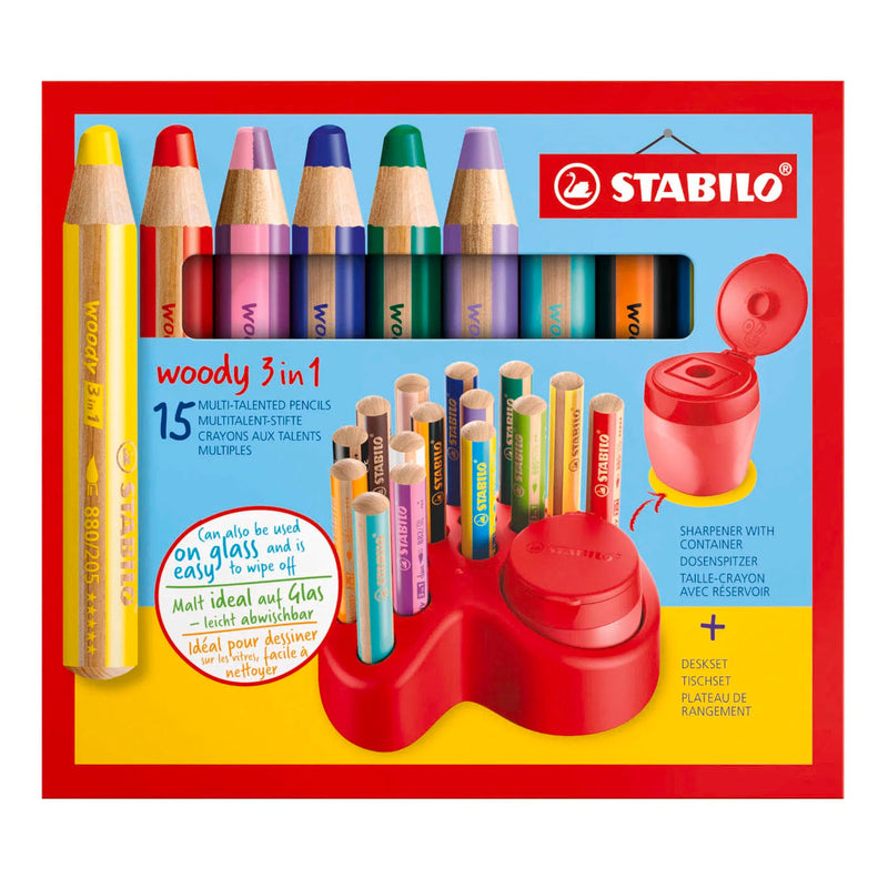 Load image into Gallery viewer, Stabilo woody experience set multitalent potloden - 15dlg.
