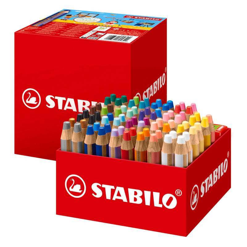 Load image into Gallery viewer, Stabilo woody 3in1 multitalent potloden 76dlg. met 4 puntenslijpers
