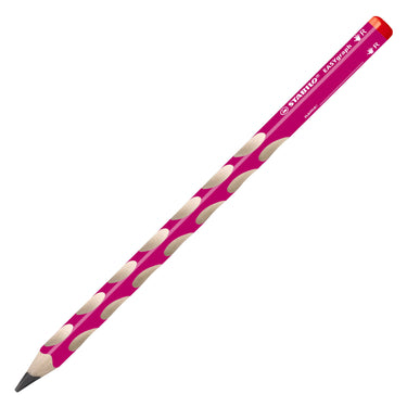 Stabilo easygraph - ergonomische grafietpotlood - rechtshandig - hb hardheid - roze - 2 stuks