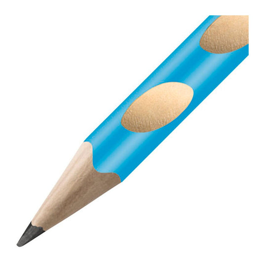 Stabilo easygraph s hb rechtshandige grafietpotloden licht blauw - 2st.