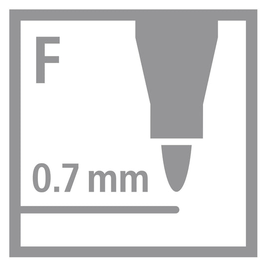 Stabilo trio a-z schoolverpakking ergonomische viltstiften - 144dlg.