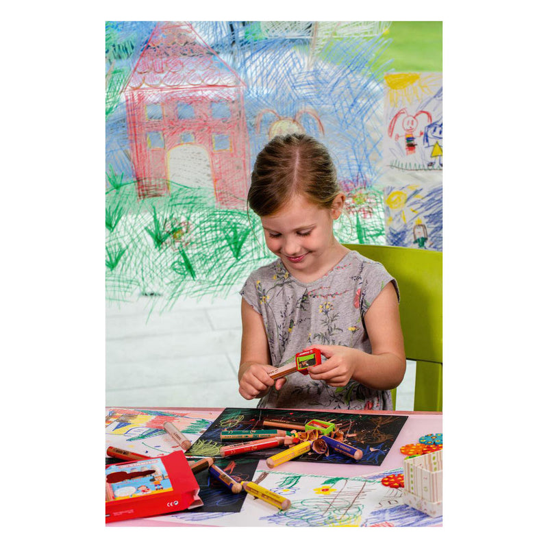 Load image into Gallery viewer, Stabilo woody 3in1 schoolverpakking kleurpotloden - 48dlg. met 2 puntenslijpers
