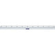 Liniaal staedtler 0.5 m zilver