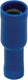 Carpoint rondstekkerbus 549 blauw ø 5.0mm 10 stuks