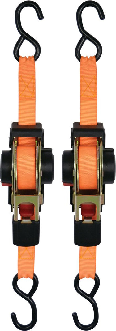 Carpoint spanband - s- vormige haken - automatisch - lengte 3 meter - breedte 25mm - tot 325 kg - 2 stuks