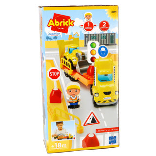 Load image into Gallery viewer, Abrick vrachtwagen met oplegger | 2 stuks
