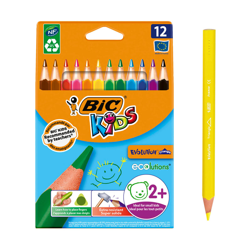 Load image into Gallery viewer, Bic kids ecolutions evolution triangle, 12st.
