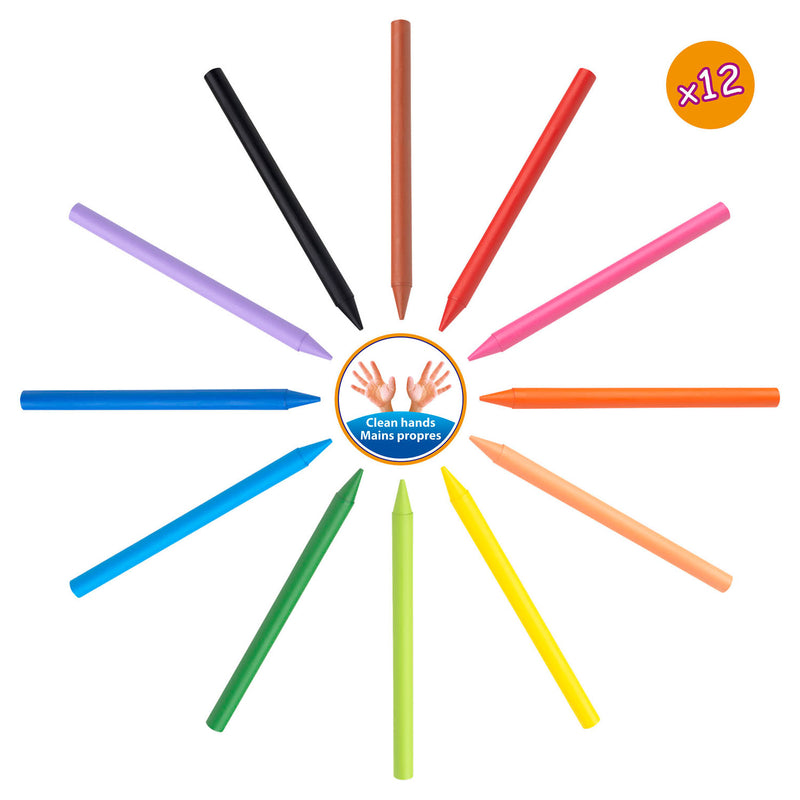 Load image into Gallery viewer, Bic kids plastidecor kleurkrijt, 18st.

