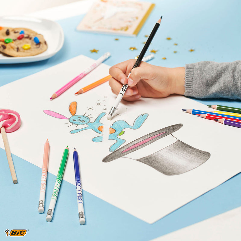 Load image into Gallery viewer, Bic kids evolution uitgumbare kleurpotloden, 24st.
