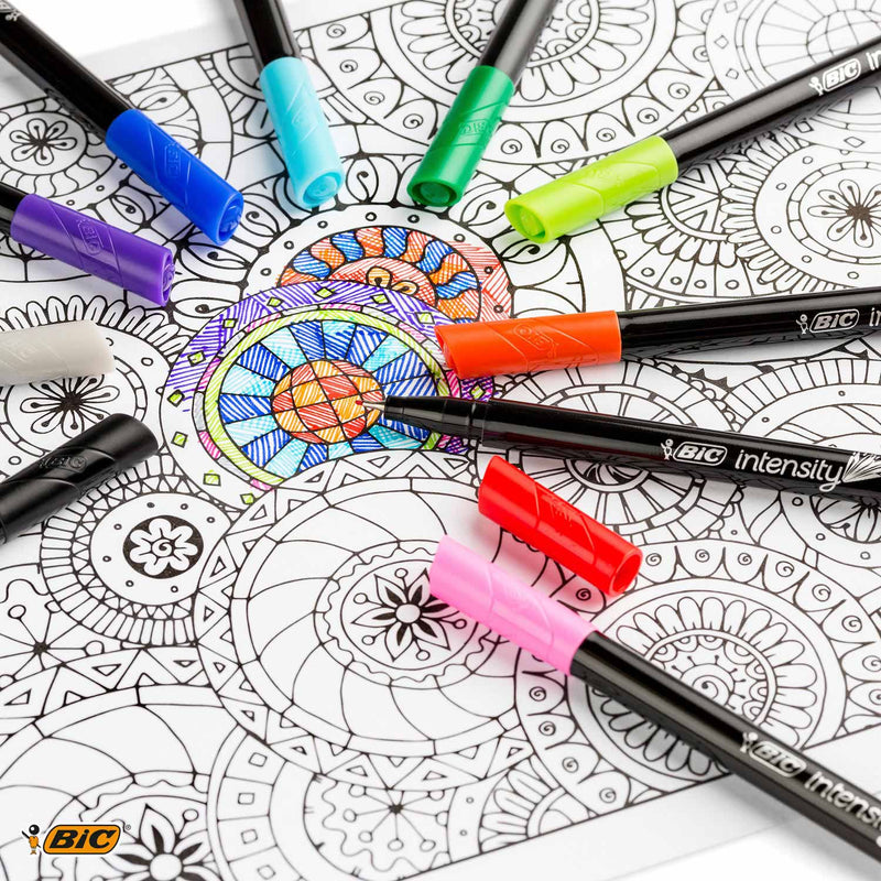 Load image into Gallery viewer, Bic viltstiften 964893 kleurenassortiment pak van 12
