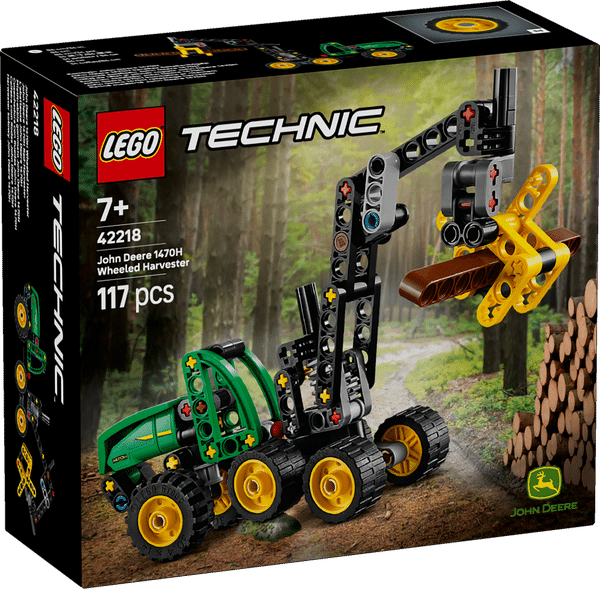 Load image into Gallery viewer, Lego technic 42218 john deere 1470h houtoogstmachine
