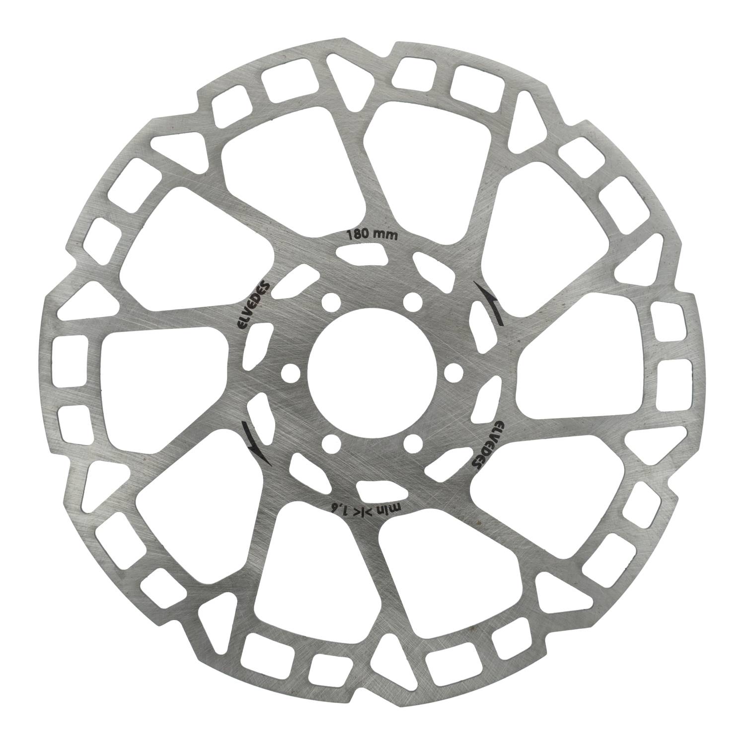 Elvedes remschijf 6-gaats ø180mm T=1,8mm