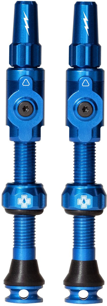 Muc-off tubeless ventiel big bore lite large blue franse presta ventiel 45mm