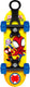 Stamp skateboard spidey 43 x 12,5 cm zwart geel