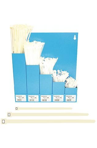 Dresselhaus assortiment kabelbinders cable harness wall shelf natural,5-fold,car