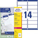 Adresetiketten avery zweckform quickdry wit