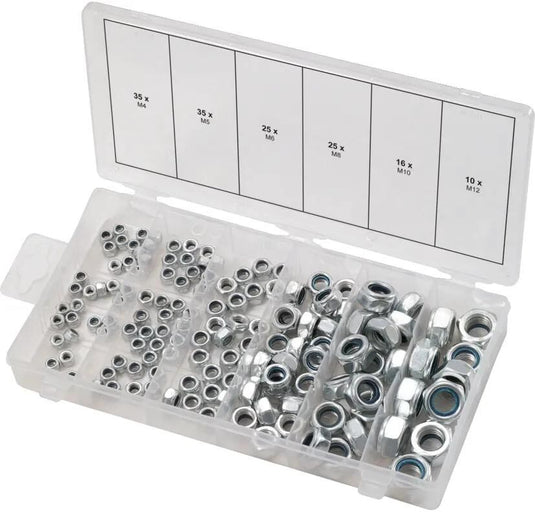 Ks tools sicherungsmutternsortiment lock nuts assorted. .