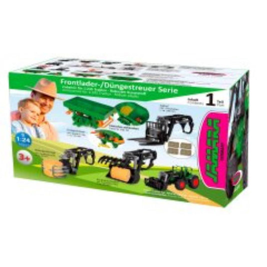 Jamara meststrooier 1:24 inclusief speelgraan