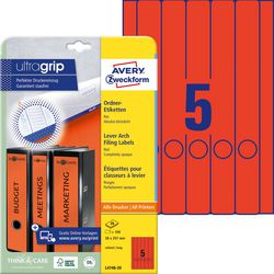 Rugetiket avery zweckform ultragrip rood