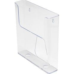 Folderhouder deflecto de76401 a4 transparant wandmontage