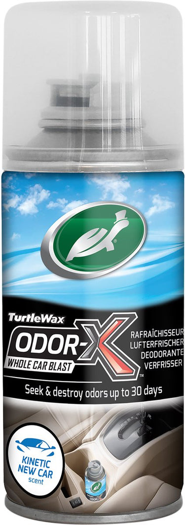 Turtle wax power out odor-x whole car blast - verwijderd vieze geurtjes - vernietigt geur in plaats van te maskeren - heerlijke frisse new car geur – tot 30 dagen - 100ml