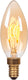 Lucide c35 - filament lamp - ø 3,5 cm - led 3 stepdim (memory) - e14 - 1x3w 2200k - amber