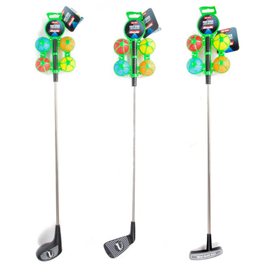 Toi-toys toi toys adrenix golfstick metaal met 4 ballen
