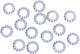 Dresselhaus tandveering fan disks form a din 6798, d=8mm, 15 pcs.
