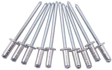 Dresselhaus blindklinknagel blind rivets 4.0 x 10.0mm aluminum steel, flat head