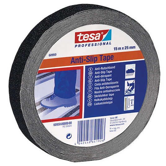 Anti-slip tape tesa zwart 15000
