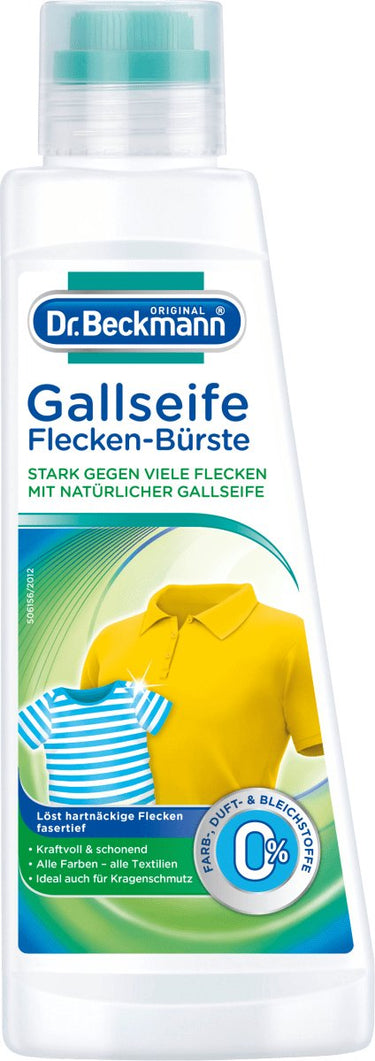 Dr. beckmann galasvlekverwijder - vlekverwijderaar voor textiel - 250ml met borstel