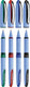Schneider schrijfwaren schneider rollerball - one hybrid n - naaldpunt - 0,5mm - 4 stuks assorti kleuren - s-183594
