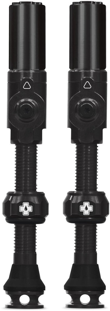 Muc-off tubeless ventiel big bore hybrid large black auto schräder ventiel 45mm