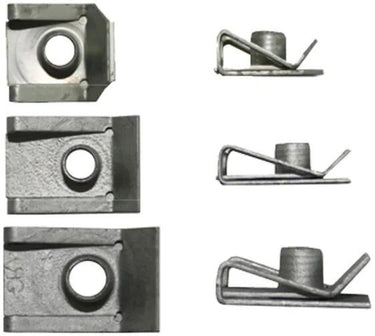 Dresselhaus plaatmoer 4676 speed nuts m5 metr. gew. dresselh. 20.4x15.0mm