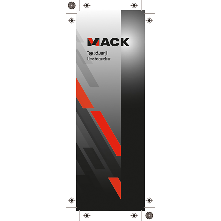 Afbeelding laden in galerijviewer, Mack 1004620 - tegelvijl halfrond 270mm | 3 stuks
