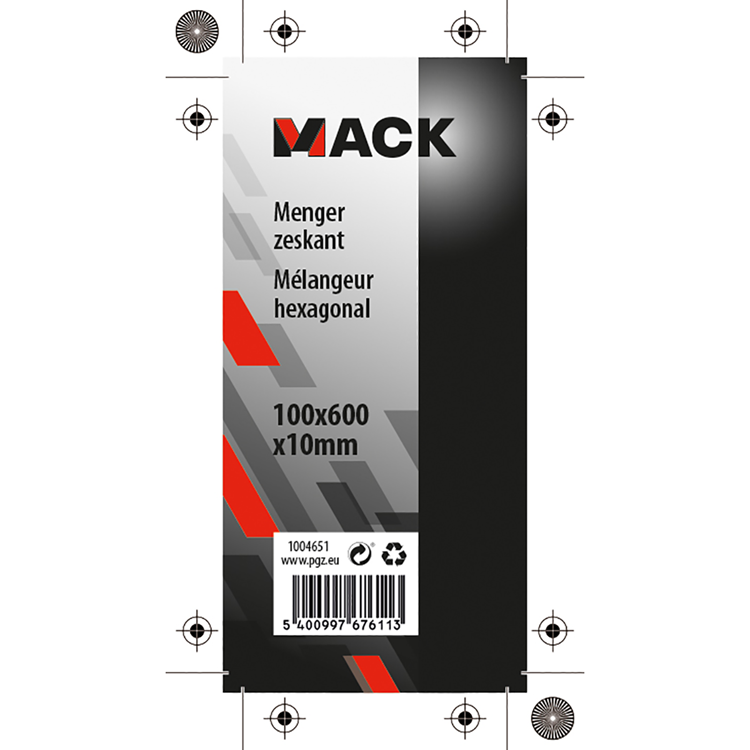 Load image into Gallery viewer, Mack 1004651 - verfmixer 600x10x100mm 600x10x100mm | 3 stuks
