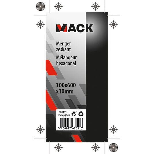Mack 1004651 - verfmixer 600x10x100mm 600x10x100mm | 3 stuks