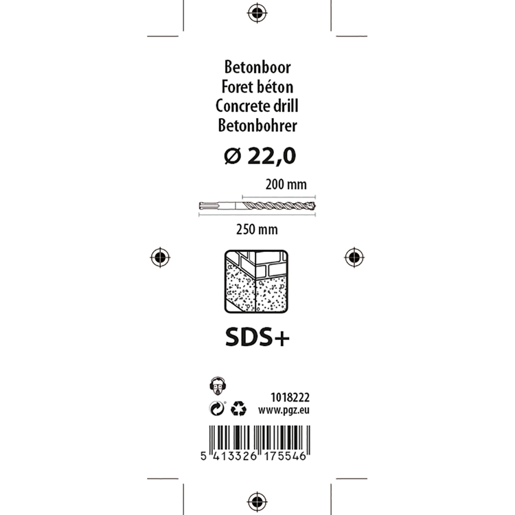 Load image into Gallery viewer, Mack 1018222 - hamerboor sds + 22x250mm | 5 stuks
