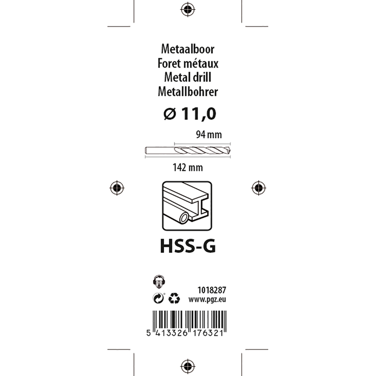 Load image into Gallery viewer, Mack 1018287 - metaalboor hss g din 338 ø 11,0 x 142 mm | 5 stuks
