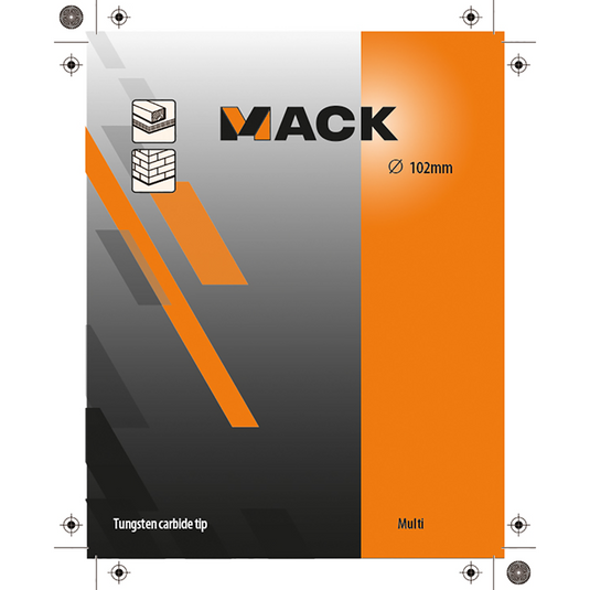 Mack 1018355 - gatzaag multi tct ø 102mm | 3 stuks