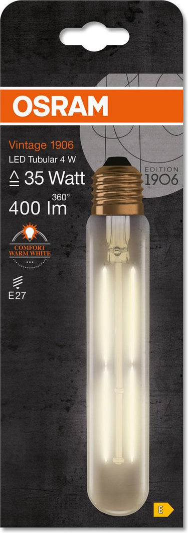 Osram led filament e27 - 4w (35w) - warm wit licht - niet dimbaar