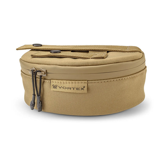 Vortex glasspak pro large zipper pouch-tan