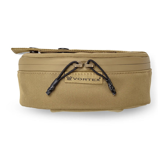 Vortex glasspak pro large zipper pouch-tan