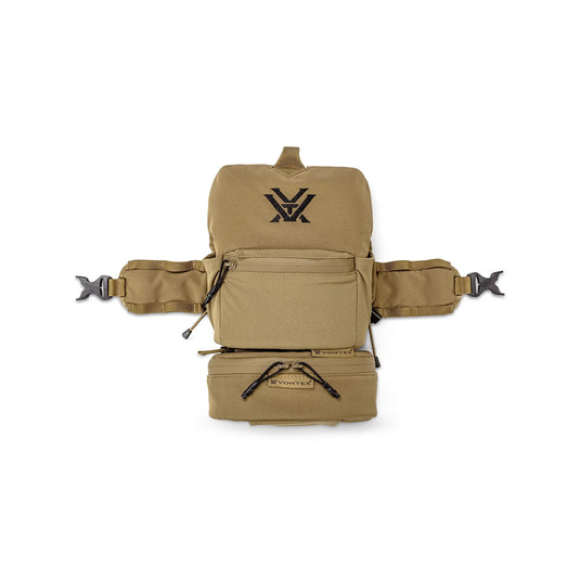 Vortex glasspak pro large zipper pouch-tan