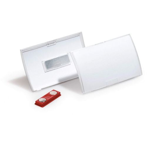 Merkloos sans marque badges clickfold magneet durable 8215 54x90mm 10 stuk